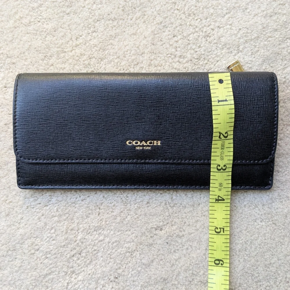 Coach Black Leather Wallet